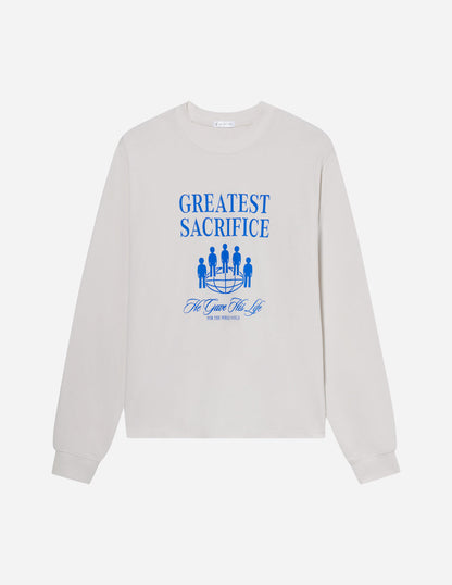 Elevated Faith Greatest Sacrifice LS Unisex Tee