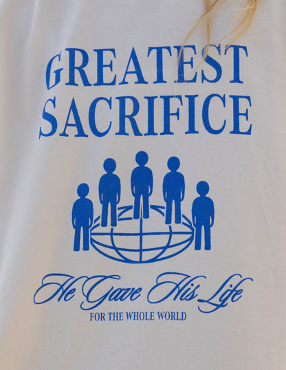 Elevated Faith Greatest Sacrifice LS Unisex Tee