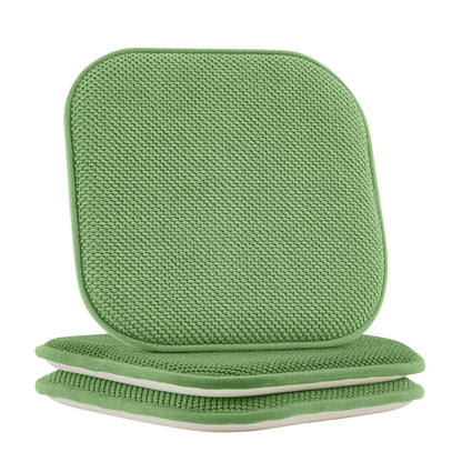 Elegant Comfort 2 Pack Textured Chair Cushion Covers - Skid-Proof Rubber Backing