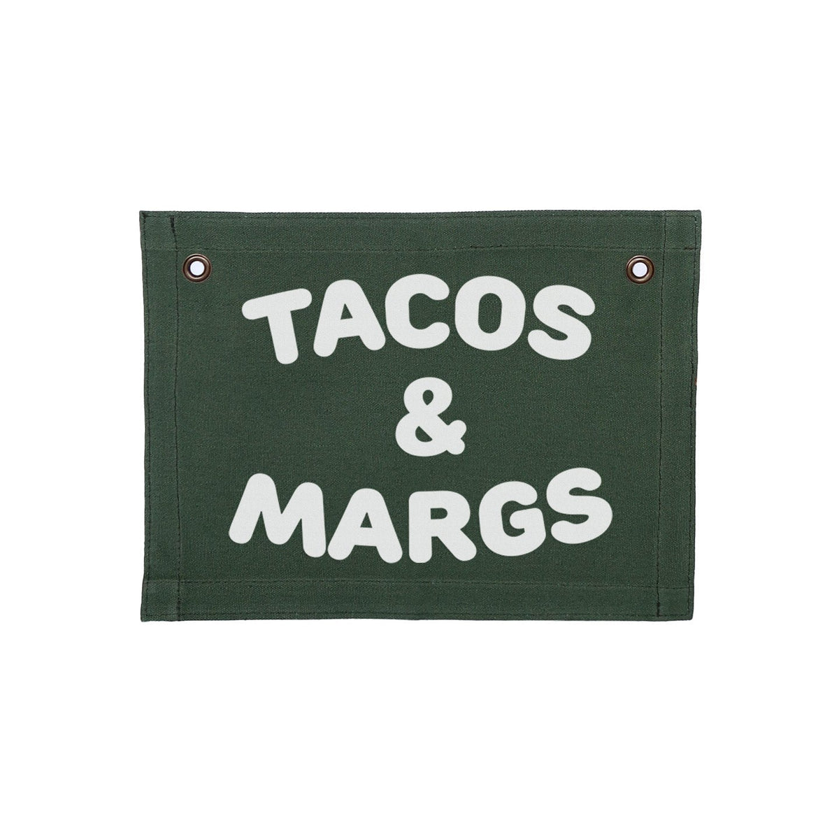 Frankie Jean Tacos & Margs Small Canvas Flag
