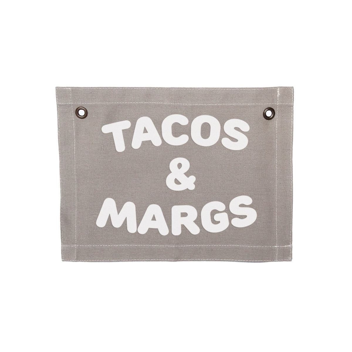 Frankie Jean Tacos & Margs Small Canvas Flag