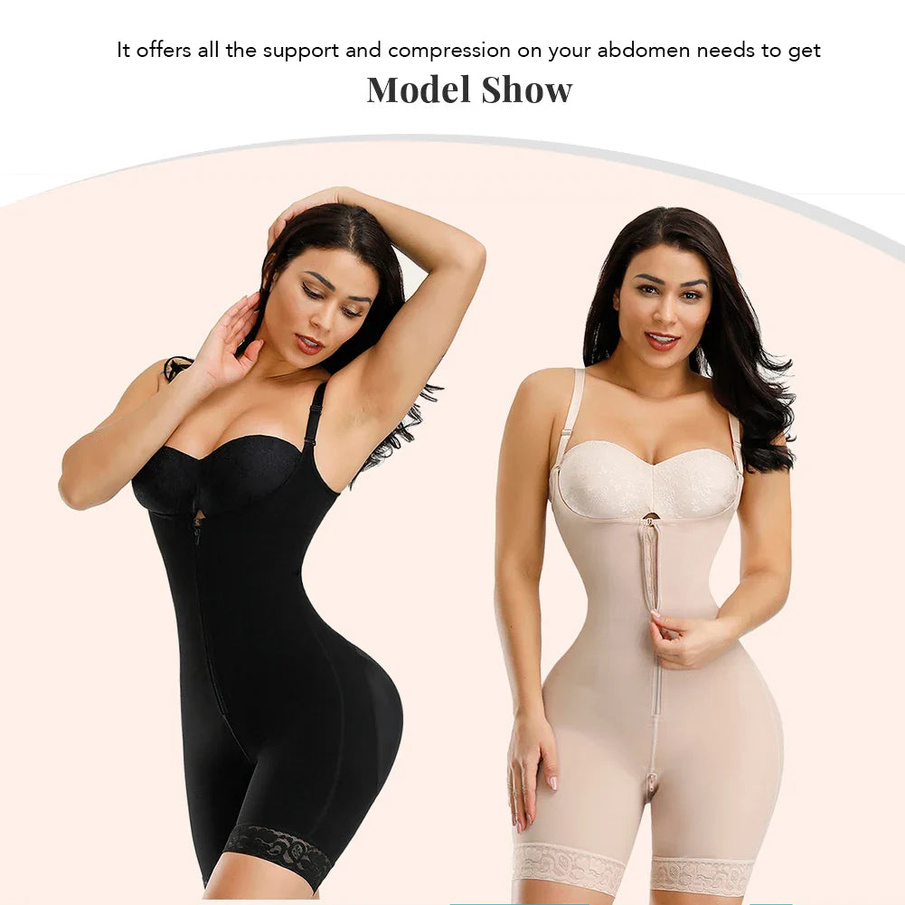Straps Full Body Shaper Tummy Slimming Postpartum Stage 3 Girdle Push Up Butt Lifter Shapewear