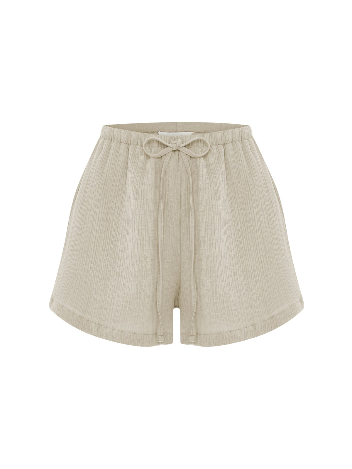 Aura Drawstring Shorts - Oatmeal
