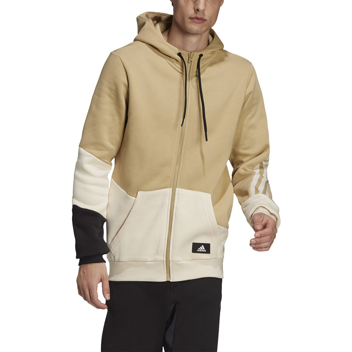 adidas Men's Fleece Colorblock Hoodie