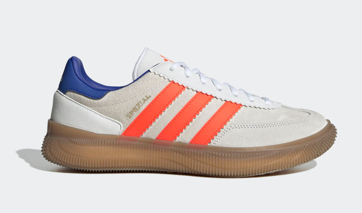adidas Men's Handball Spezial Pro 'White Solar Red Sonic Ink' Sneakers