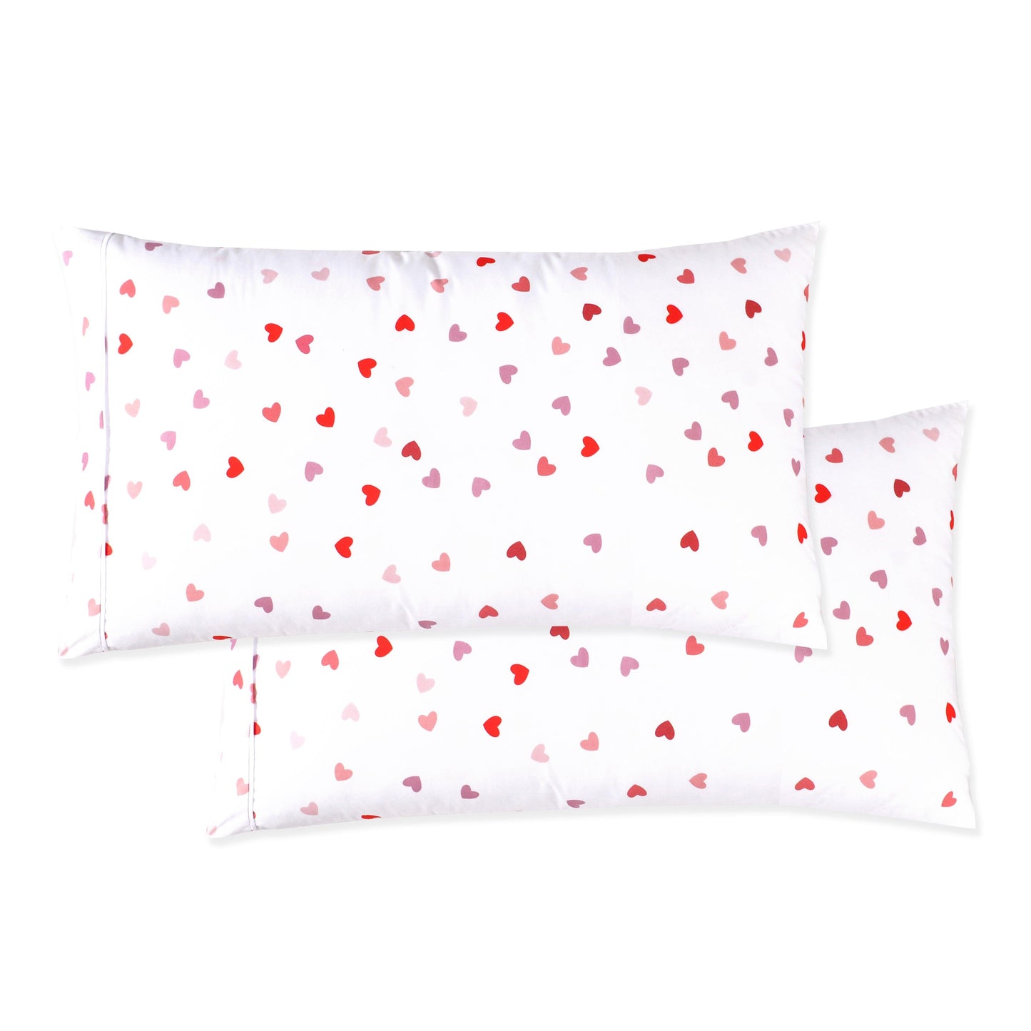 Elegant Comfort Floral and Stripe Pattern Pillowcases