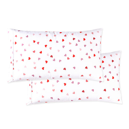 Elegant Comfort Floral and Stripe Pattern Pillowcases