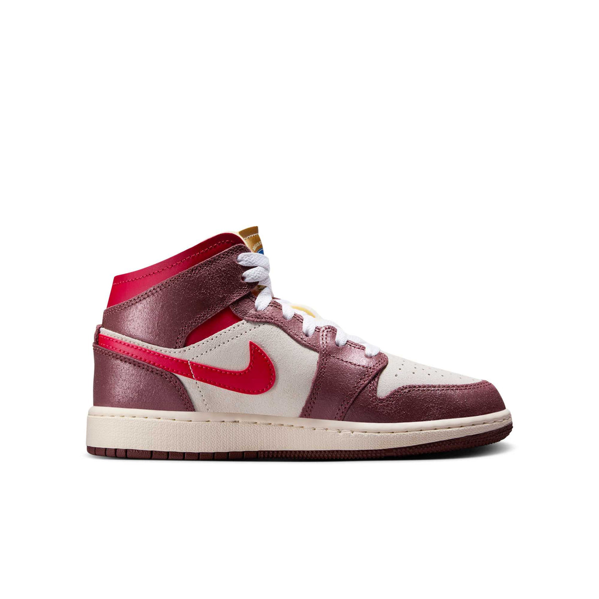 Air Jordan Grade School Retro 1 Mid Se 'Bread, Butter & Sole' Sneakers
