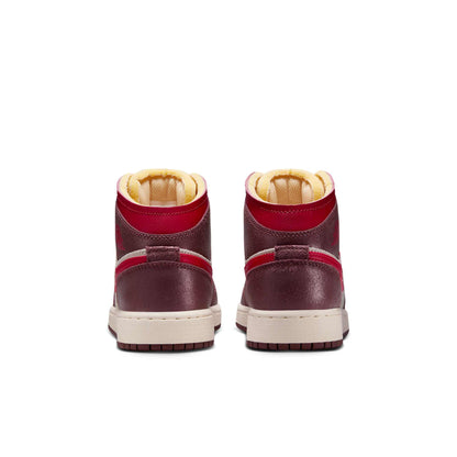 Air Jordan Grade School Retro 1 Mid Se 'Bread, Butter & Sole' Sneakers