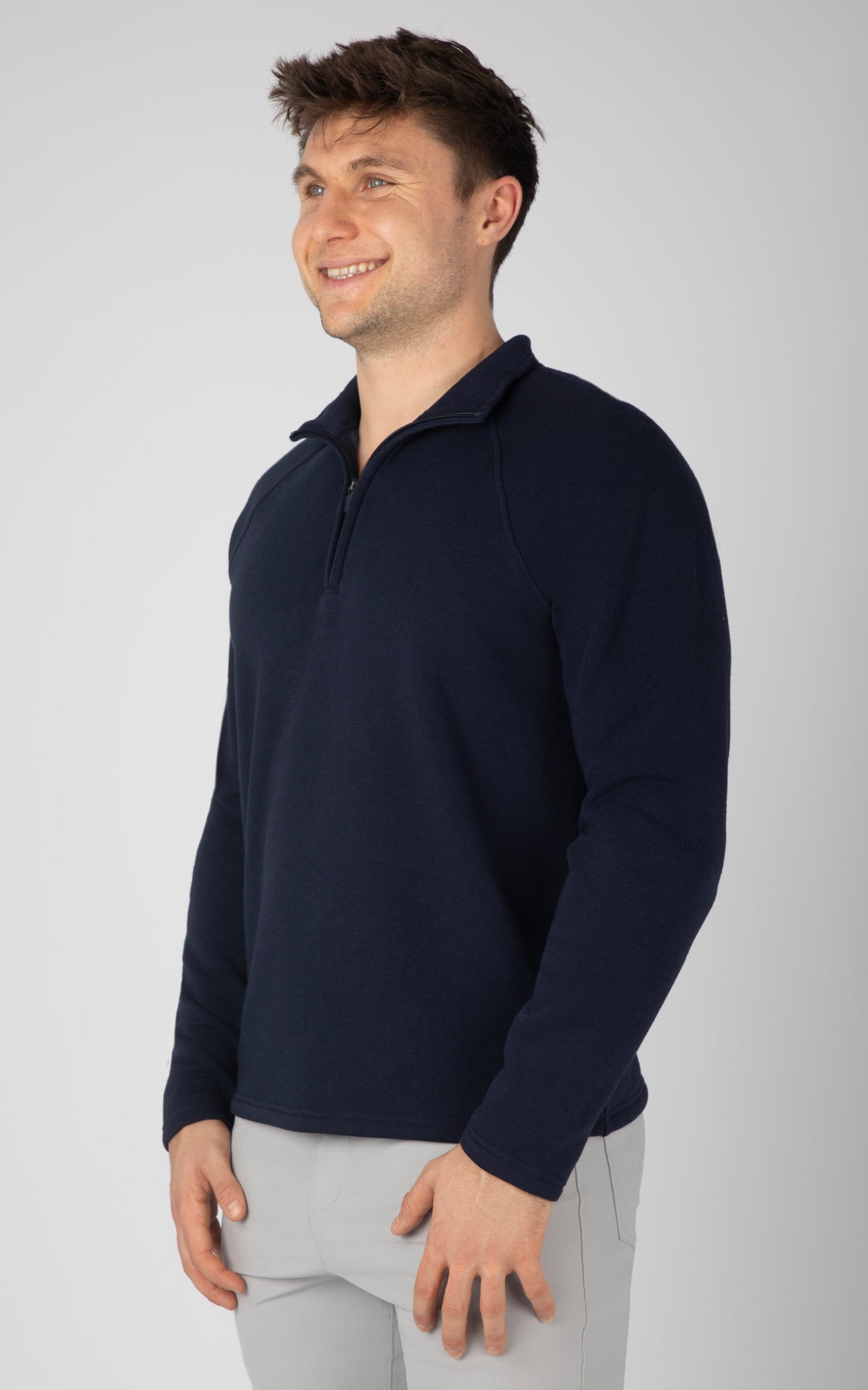 90 Degree by Reflex Men's Lightweight Comfytek Half Zip Top