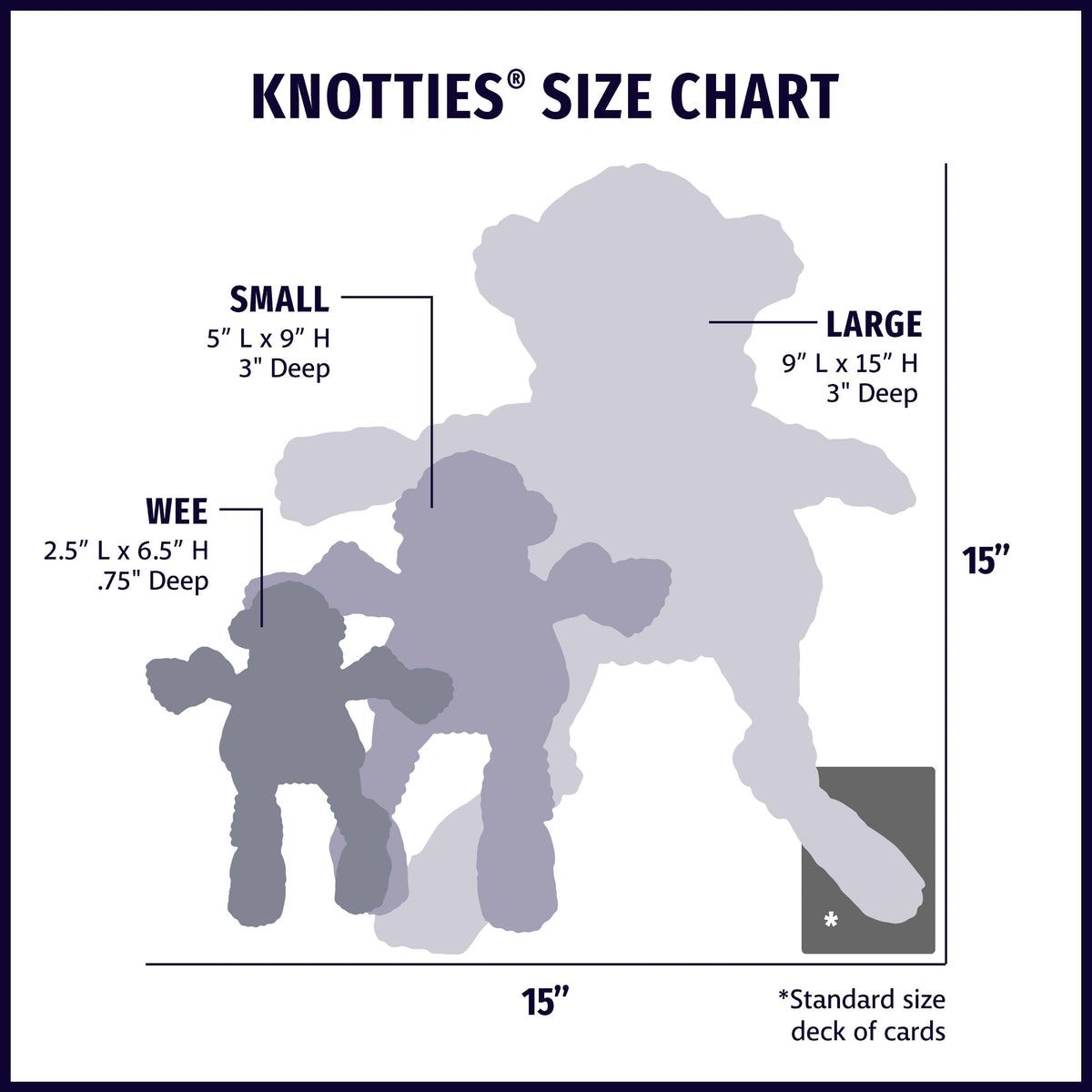Bitsy Bunny Knottie® Plush Dog Toy