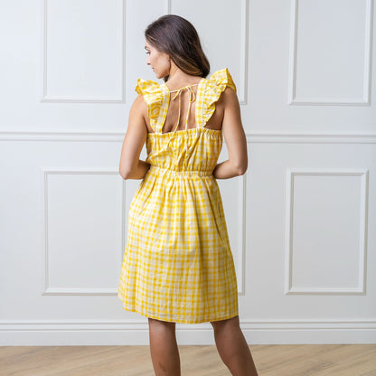 Flutter Sleeve Sun Dress