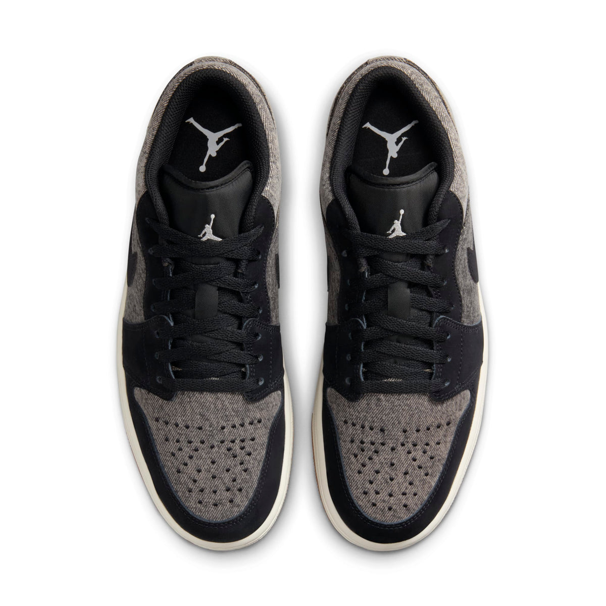 Air Jordan Men's Retro 1 Low Se 'Black Denim' Sneakers
