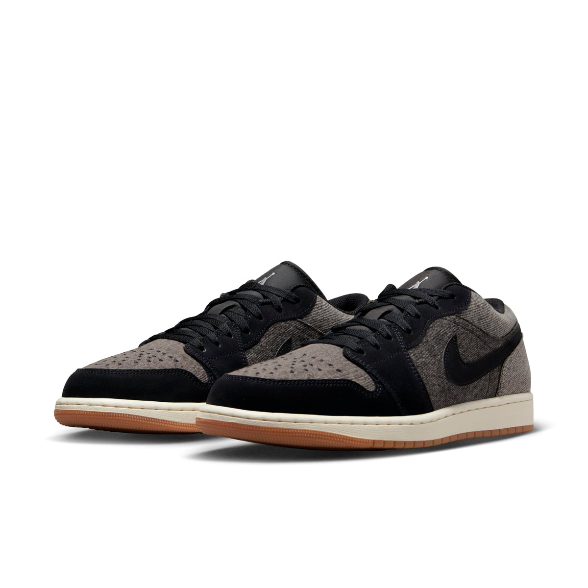 Air Jordan Men's Retro 1 Low Se 'Black Denim' Sneakers