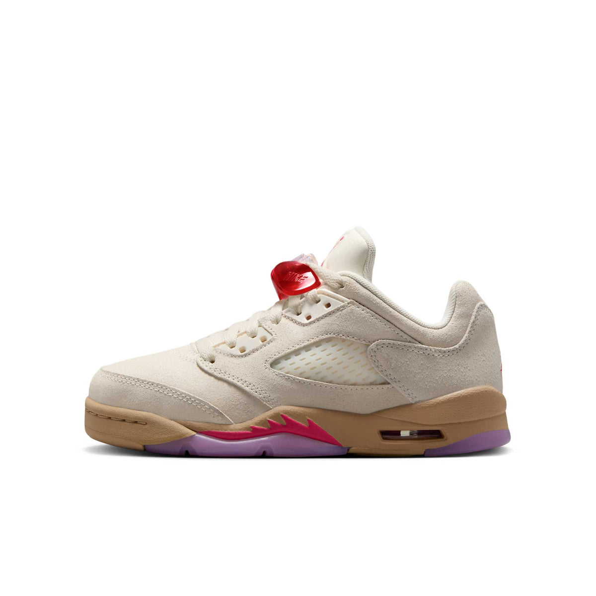 Air Jordan Grade School Retro 5 Low 'Peanut Butter & Jelly' Grade School Sneakers