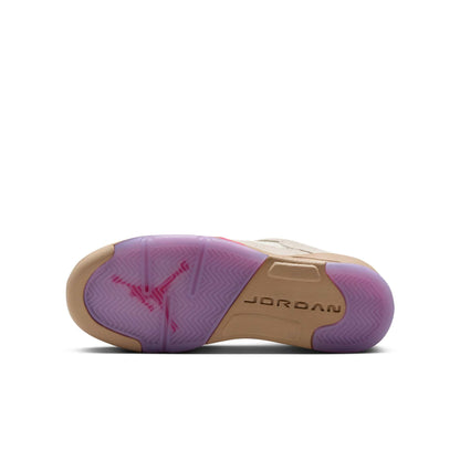 Air Jordan Grade School Retro 5 Low 'Peanut Butter & Jelly' Grade School Sneakers
