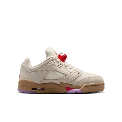 Air Jordan Grade School Retro 5 Low 'Peanut Butter & Jelly' Grade School Sneakers