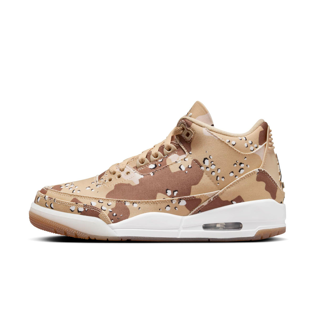 Air Jordan Women's Retro 3 Tex "Desert Camo" Sneakers