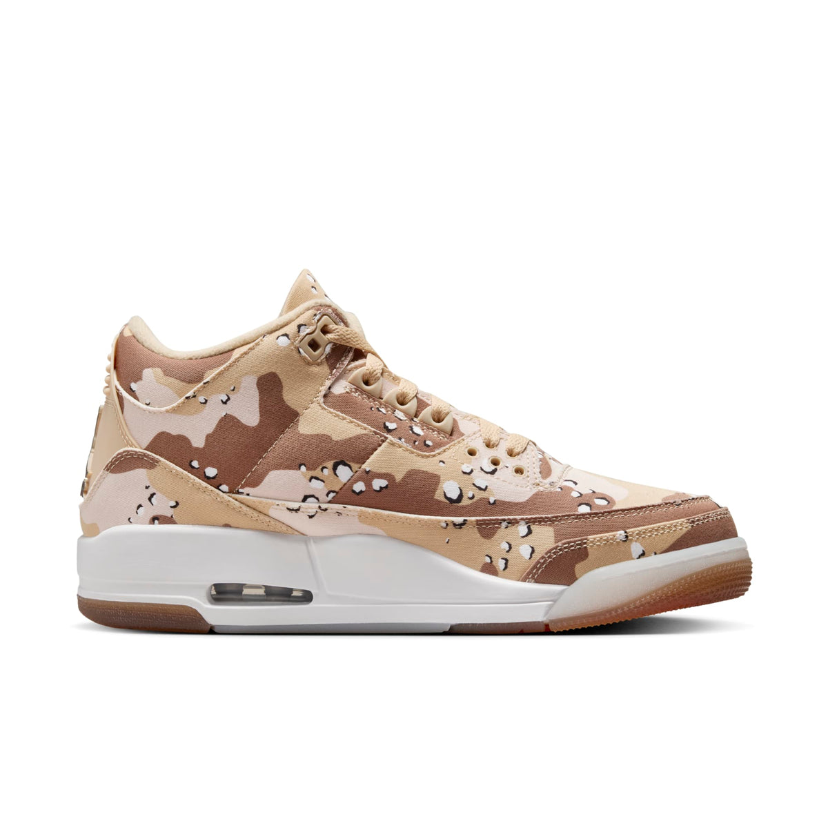 Air Jordan Women's Retro 3 Tex "Desert Camo" Sneakers