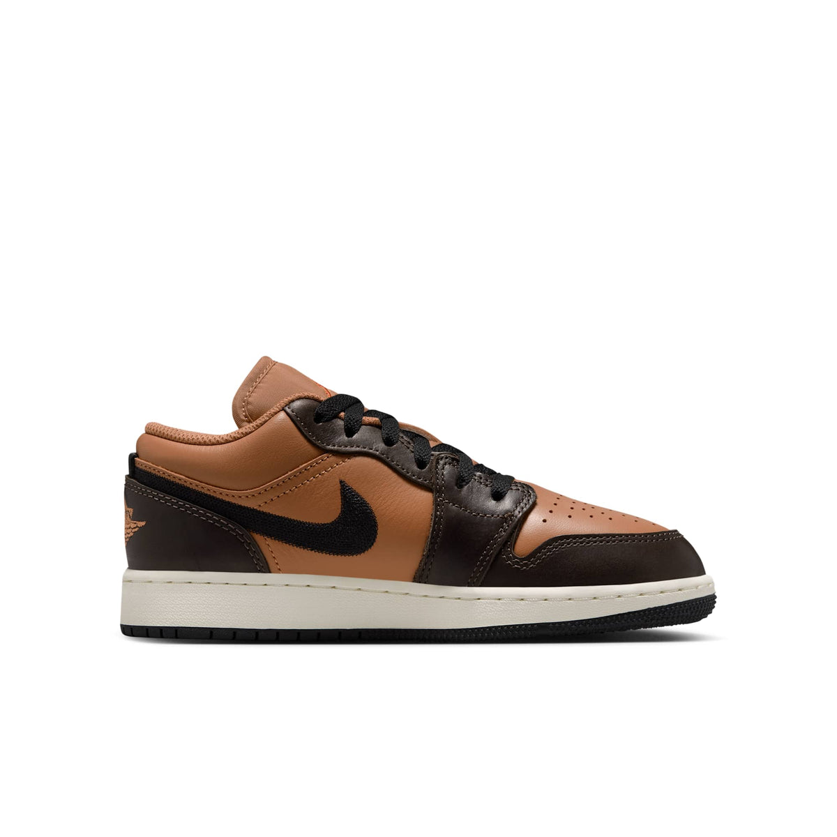 Air Jordan Grade School Retro 1 Low Se 'Flax Baroque Brown' Gs Sneakers