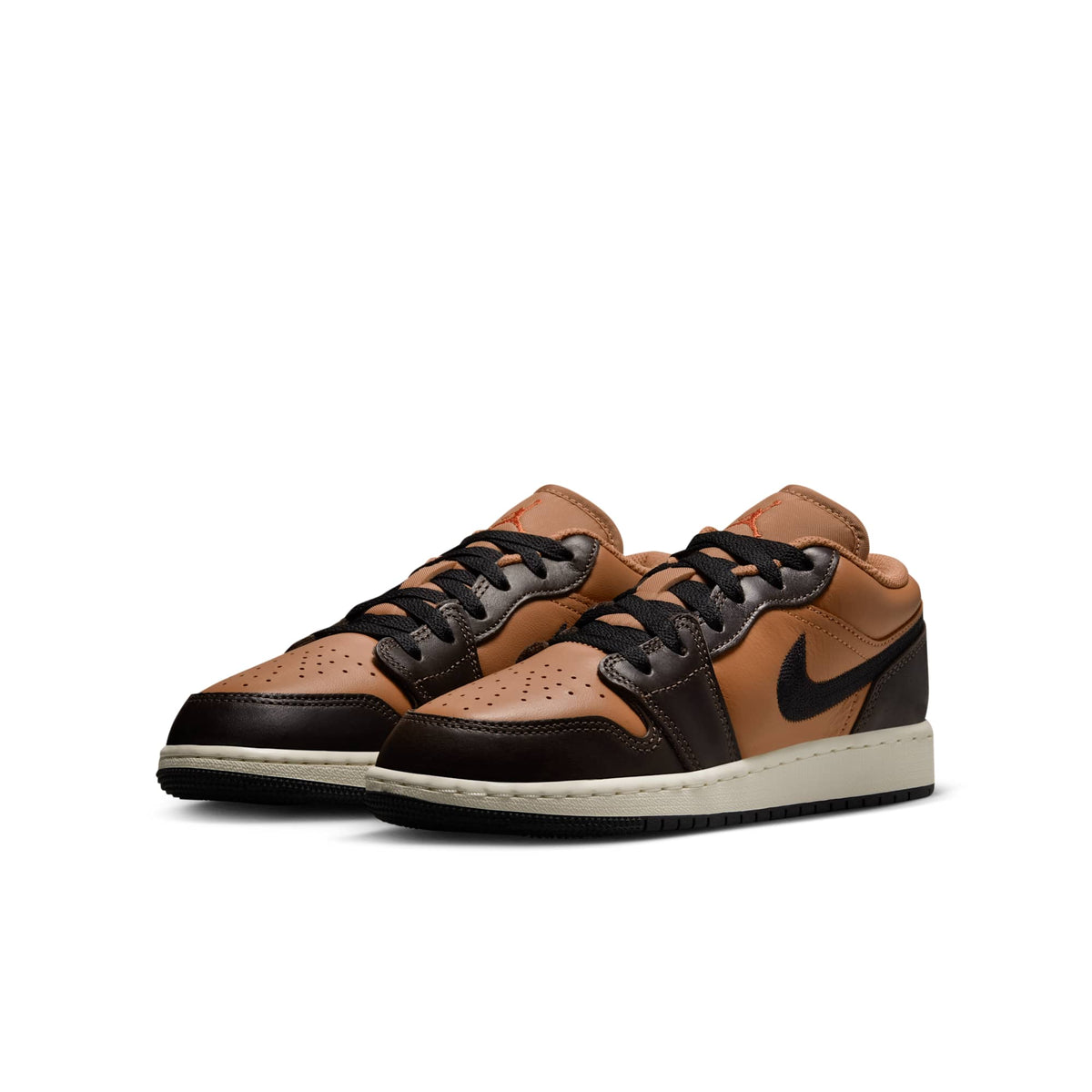 Air Jordan Grade School Retro 1 Low Se 'Flax Baroque Brown' Gs Sneakers