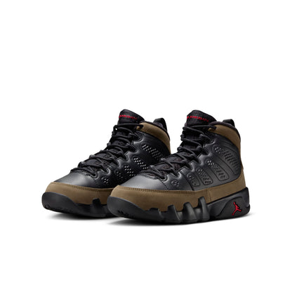 Air Jordan Grade School Retro 9 'Olive' Sneakers