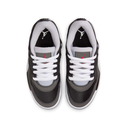 Air Jordan Grade School Retro 4 Rm 'Black Metallic Kid's Gs Sneakers