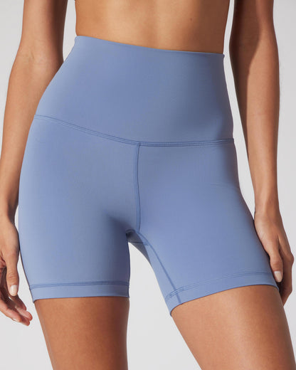 90 Degree by Reflex 2 PK Skn Everyday 5" Super High Elastic Free Waist Short
