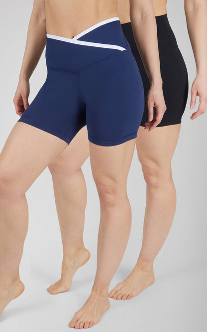 90 Degree by Reflex 2 PK Lux Crossover 5" Bike Short