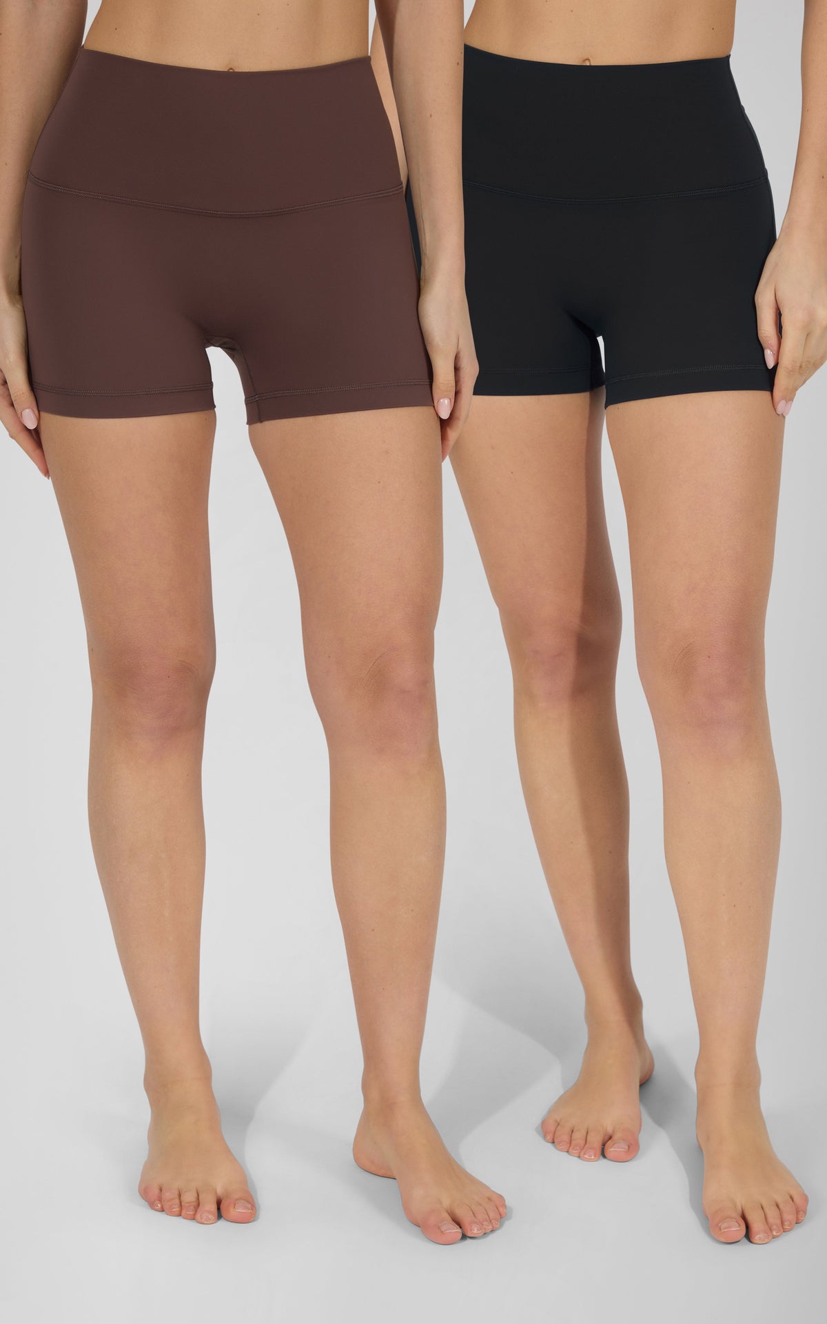 90 Degree by Reflex SKN 3.5" No Front Seam Biker Shorts 2 PK