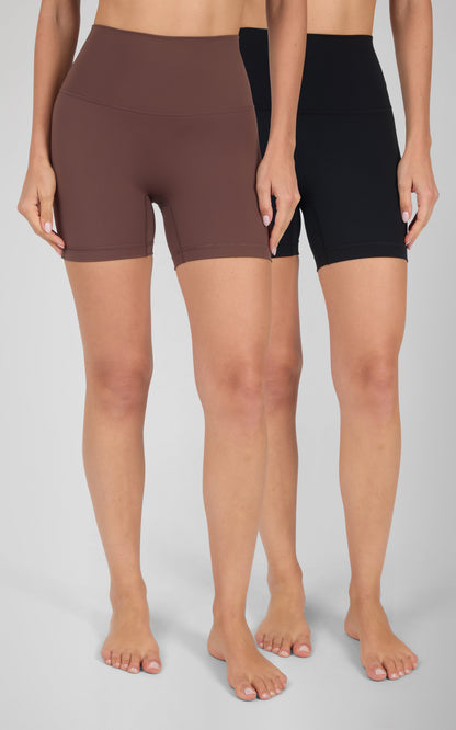 90 Degree by Reflex SKN Everyday 5” Basic Shorts 2 PK