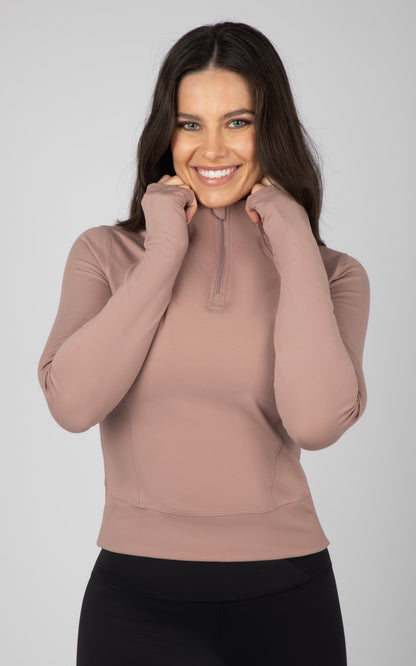 90 Degree by Reflex Lux Crosstrain Everyday Half Zip Jacket
