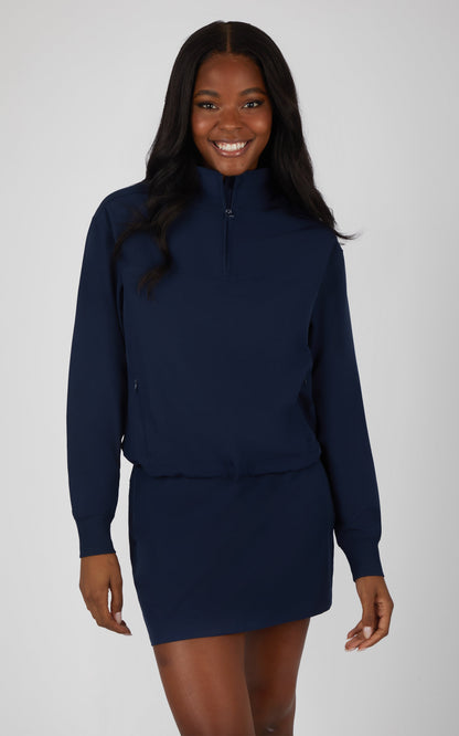 90 Degree by Reflex Citylite Half Zip Cinched Hem Jacket