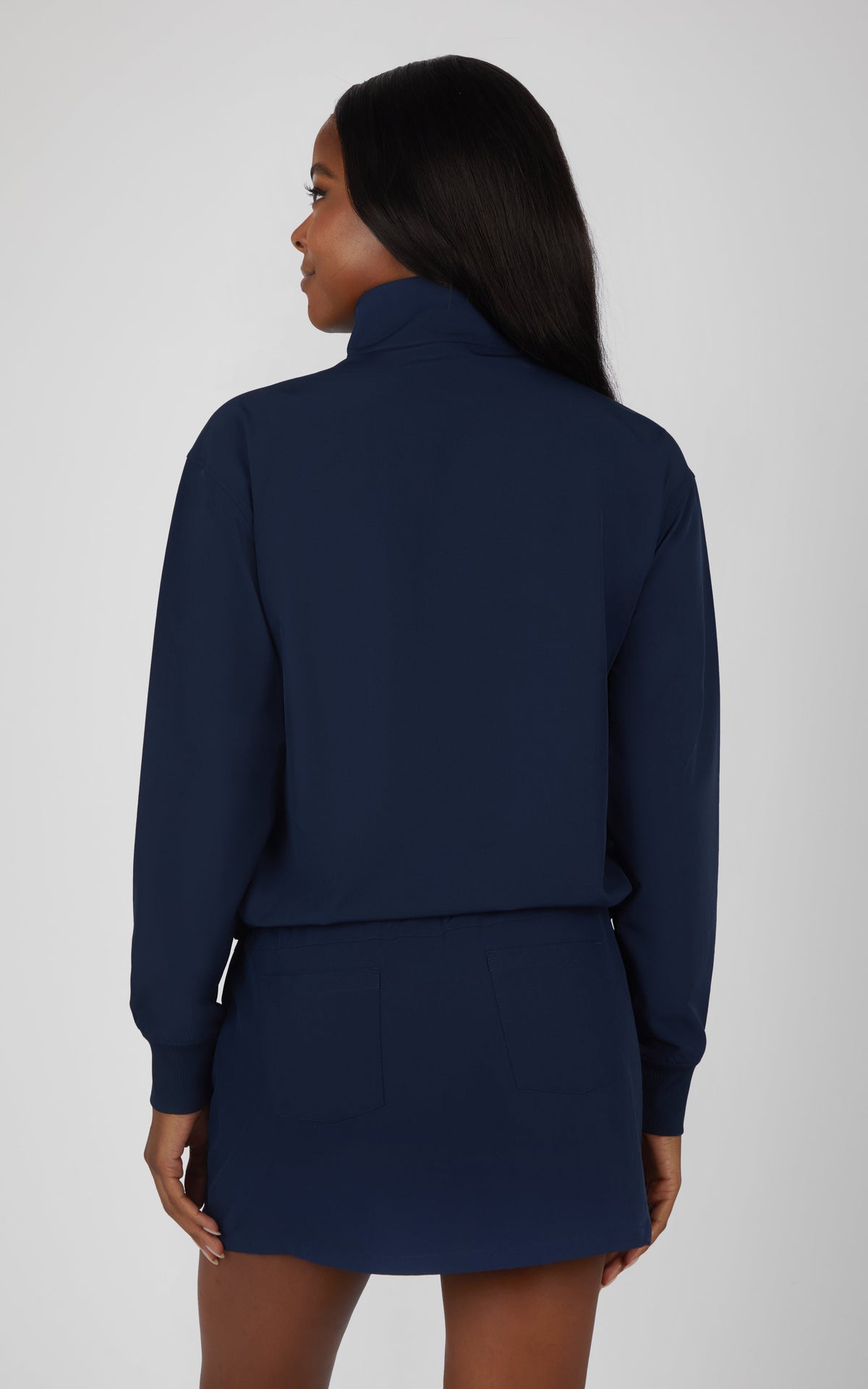 90 Degree by Reflex Citylite Half Zip Cinched Hem Jacket