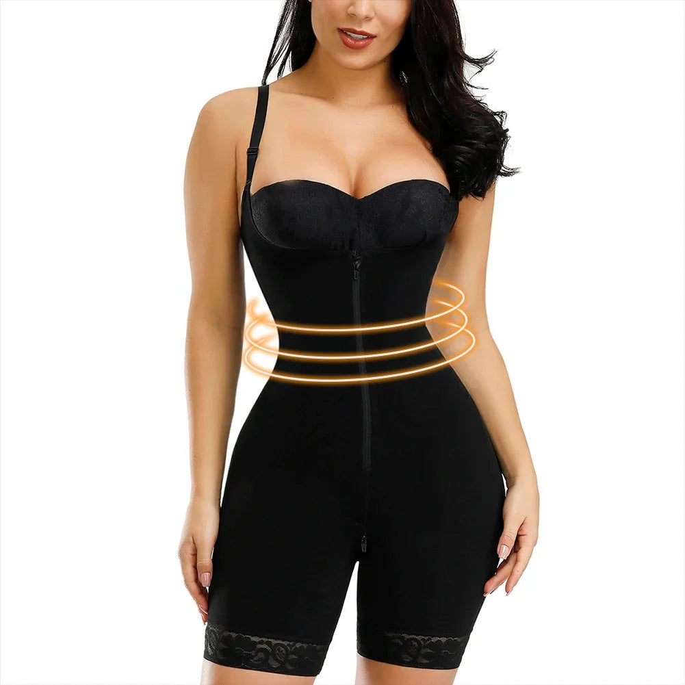 Straps Full Body Shaper Tummy Slimming Postpartum Stage 3 Girdle Push Up Butt Lifter Shapewear