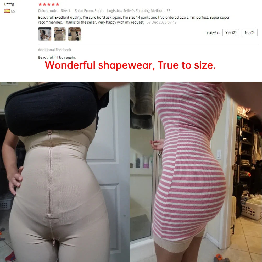 Straps Full Body Shaper Tummy Slimming Postpartum Stage 3 Girdle Push Up Butt Lifter Shapewear