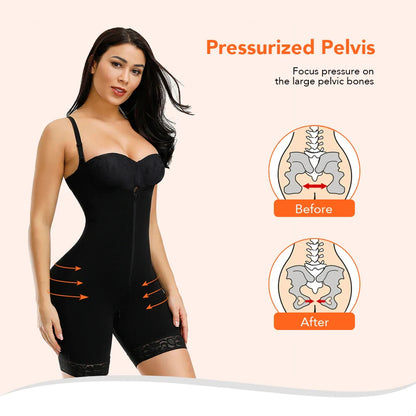 Straps Full Body Shaper Tummy Slimming Postpartum Stage 3 Girdle Push Up Butt Lifter Shapewear