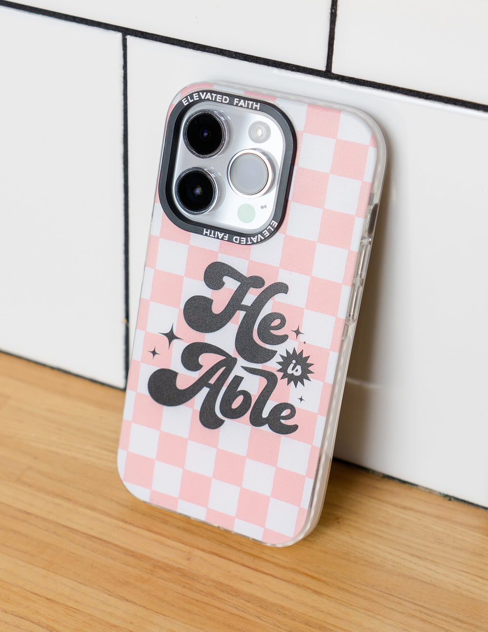 Elevated Faith He is Able Phone Case
