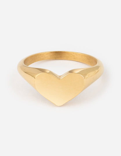 Elevated Faith Heart Statement Ring