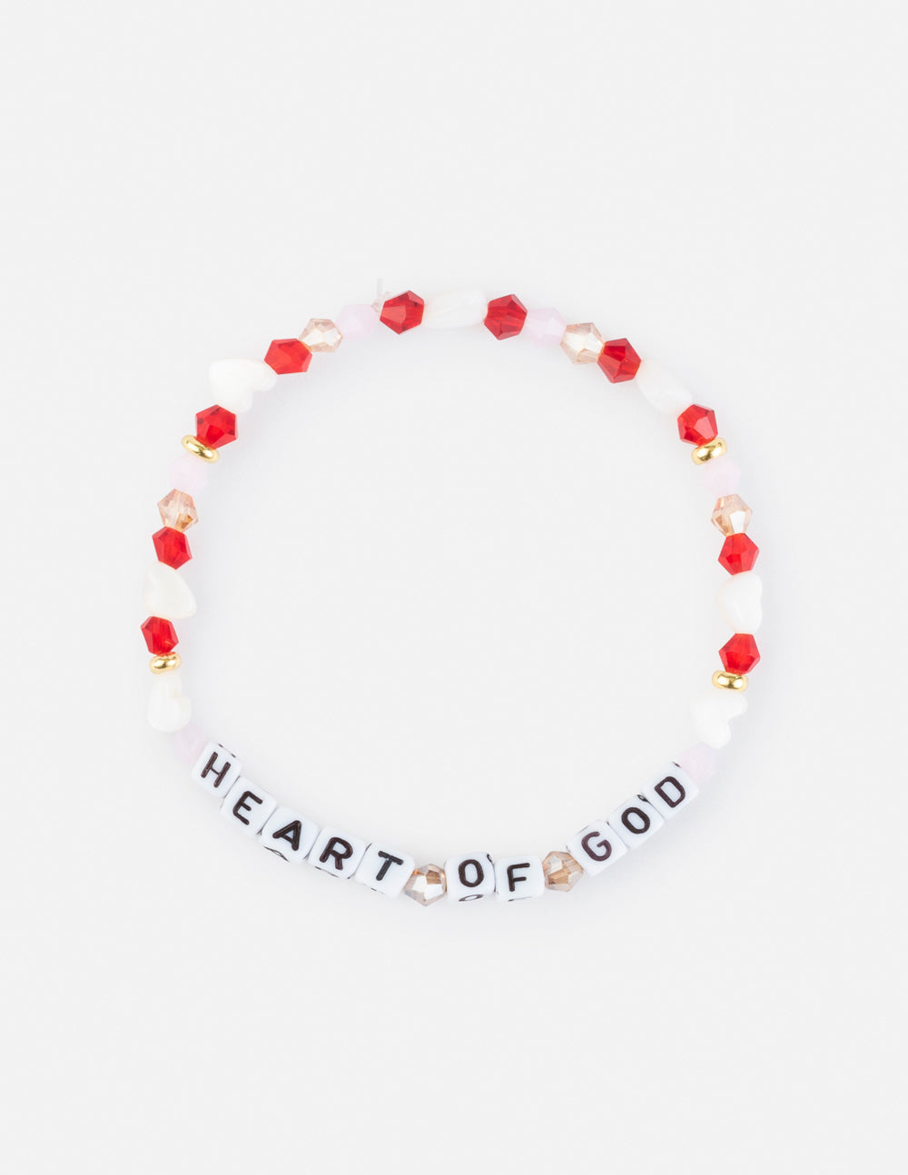 Elevated Faith Heart of God Letter Bracelet