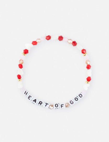 Elevated Faith Heart of God Letter Bracelet