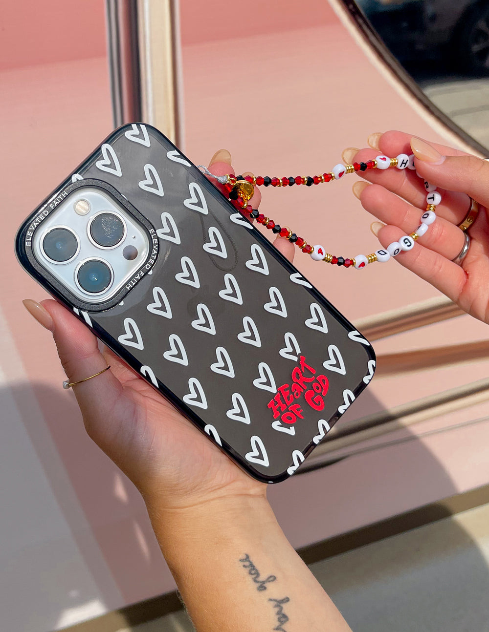 Elevated Faith Heart of God Phone Case