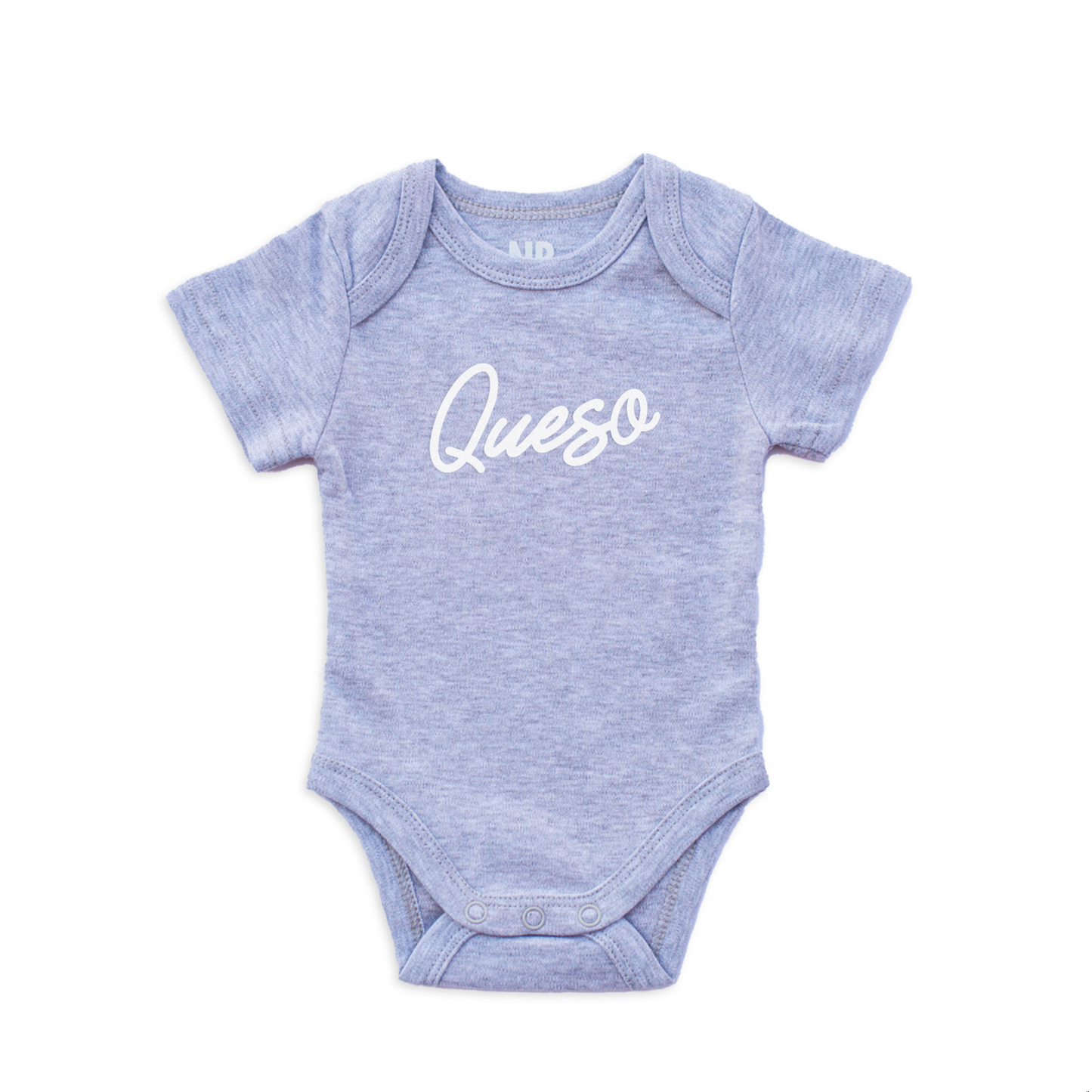 Frankie Jean Queso Cursive Onesie