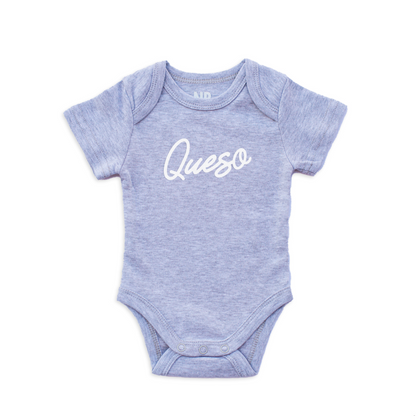Frankie Jean Queso Cursive Onesie