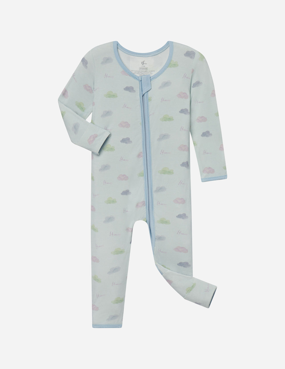 Elevated Faith Heaven Bamboo Convertible Footed Onesie