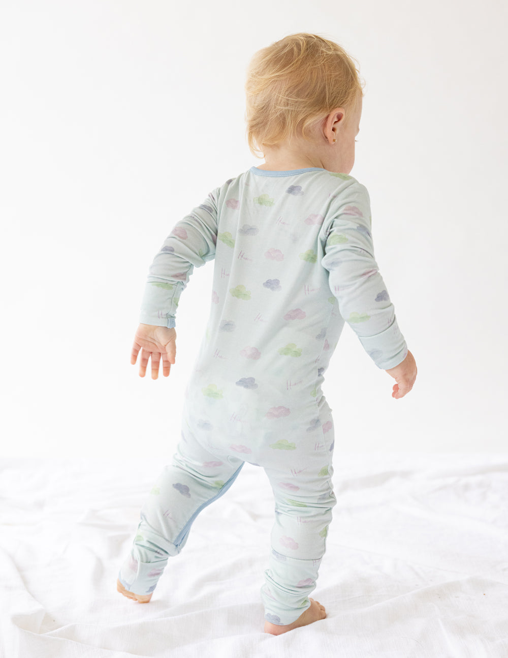 Elevated Faith Heaven Bamboo Convertible Footed Onesie