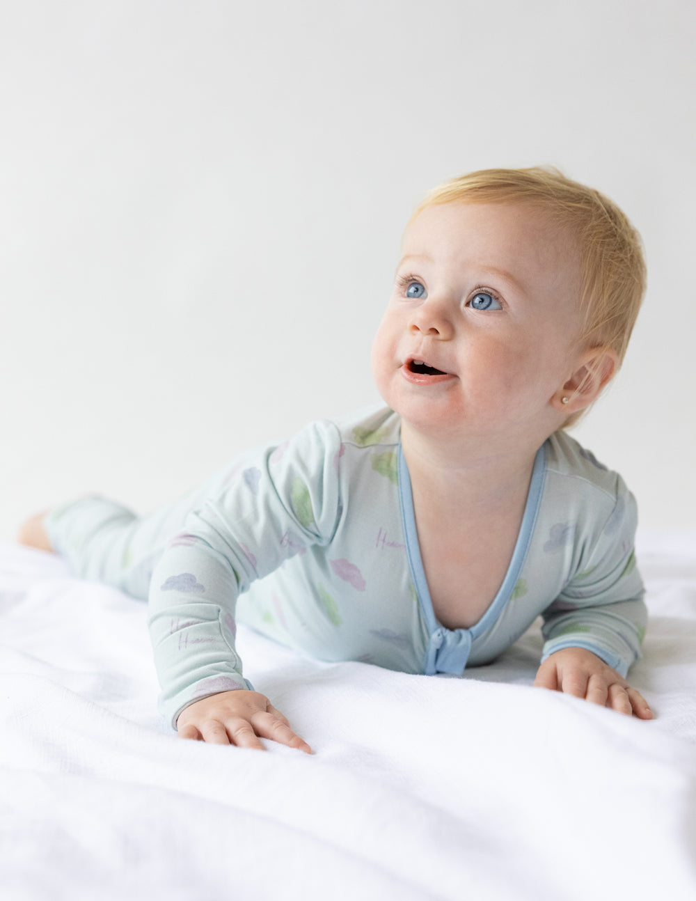 Elevated Faith Heaven Bamboo Convertible Footed Onesie
