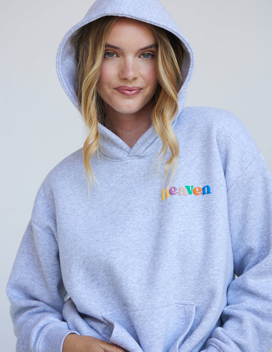 Elevated Faith Heaven Heather Grey Unisex Hoodie