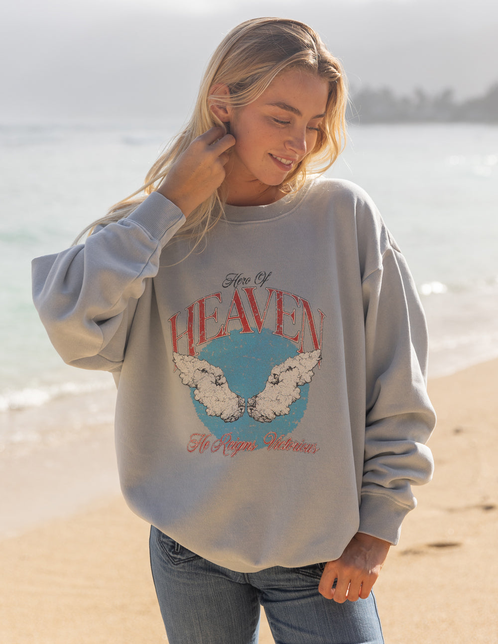 Elevated Faith Hero of Heaven Unisex Crewneck