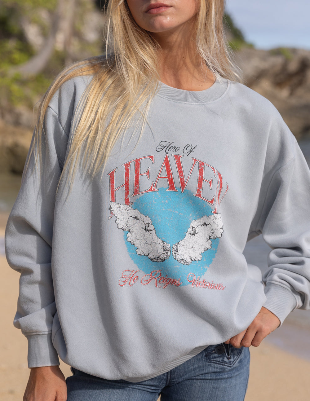 Elevated Faith Hero of Heaven Unisex Crewneck